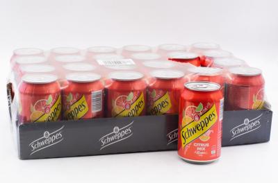 Напиток безалкогольный сильногазированный Schweppes Цитрусовый микс 330 мл ж/б