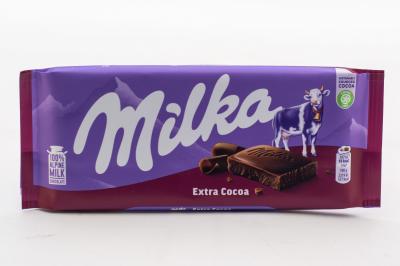 Молочный шоколад Милка Экстра Тёмный Шоколад 100г Milka Extra Cacao Dark Chocolate 100g