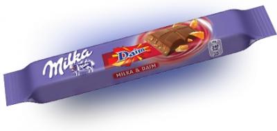 Шоколад Milka Daim 45 грамм